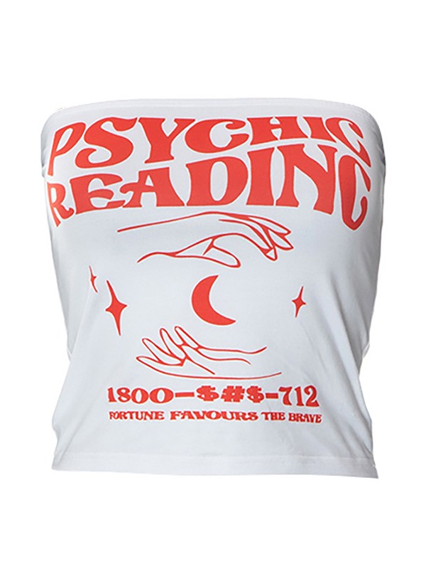 Psychic Reading Bandeau Top