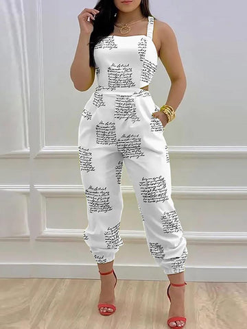 Jumpsuit mit überkreuztem Rücken