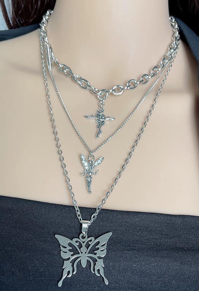 Butterfly Multi-layer Necklace