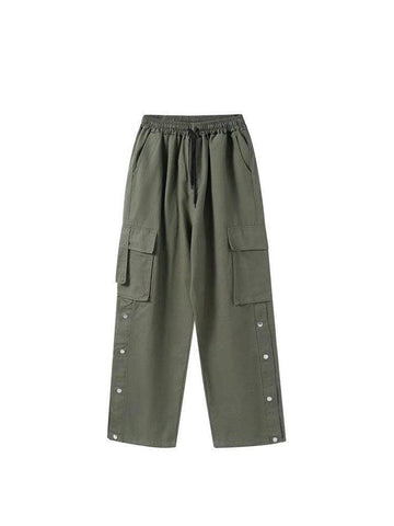 Buttoned Pocket Patch Cargo Pants