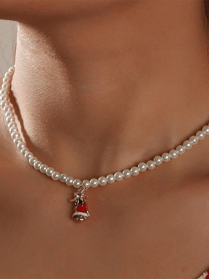Christmas Pearl Necklace