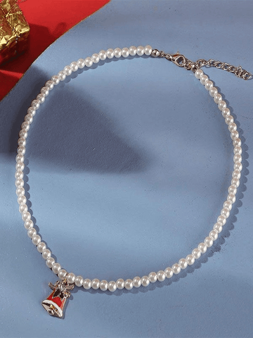 Christmas Pearl Necklace