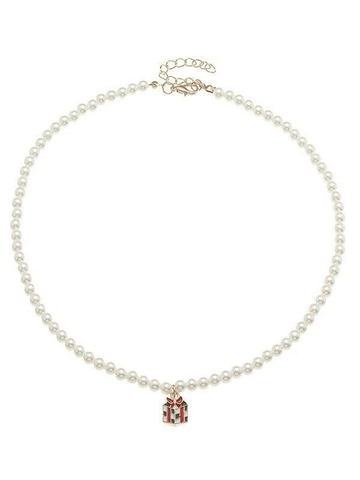 Christmas Pearl Necklace