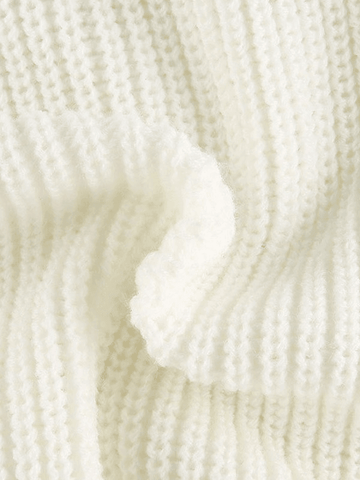 Vintage-Pullover mit Kontrastbesatz