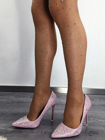 Rhinestone Party Stiletto Heels