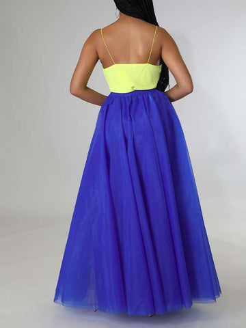 Einfarbiger Rock mit hoher Taille