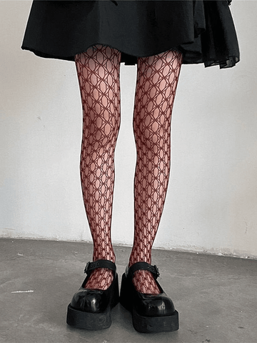 Pattern Fishnet Tights