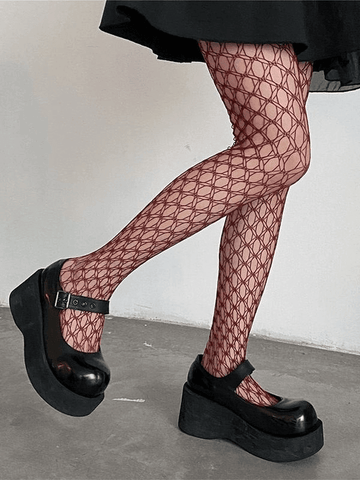 Pattern Fishnet Tights