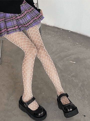 Pattern Fishnet Tights