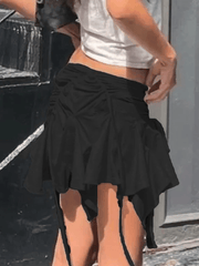 Cropped Mini Skirts