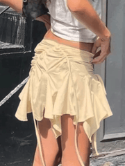 Cropped Mini Skirts