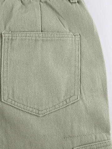 Green Washed Pocket Cargo Jeans