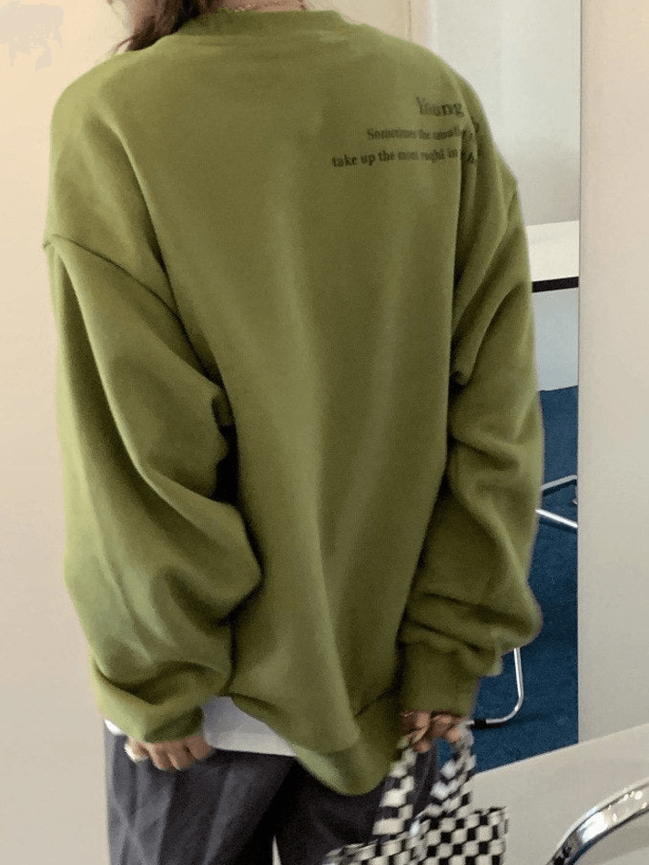 Sudadera con estampado de paisaje