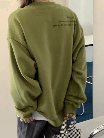 Sweatshirt mit Rundhalsausschnitt und Landschaftsdruck