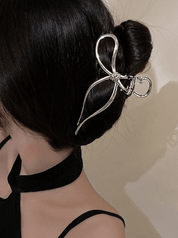 Large Bow Pattern Hair Claw Clip