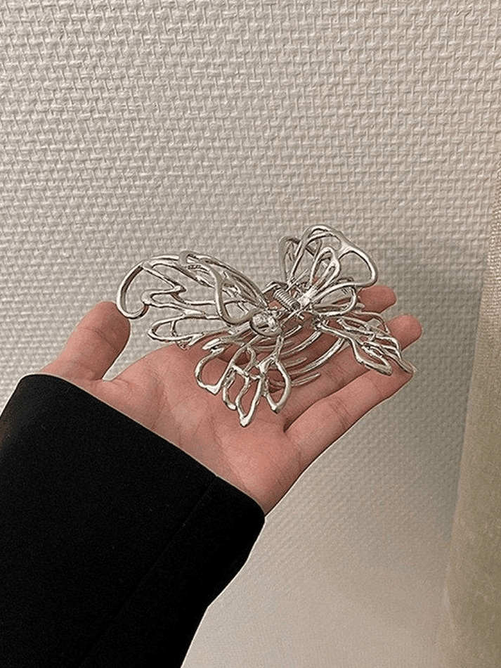 Large Metal Butterfly Hair Claw