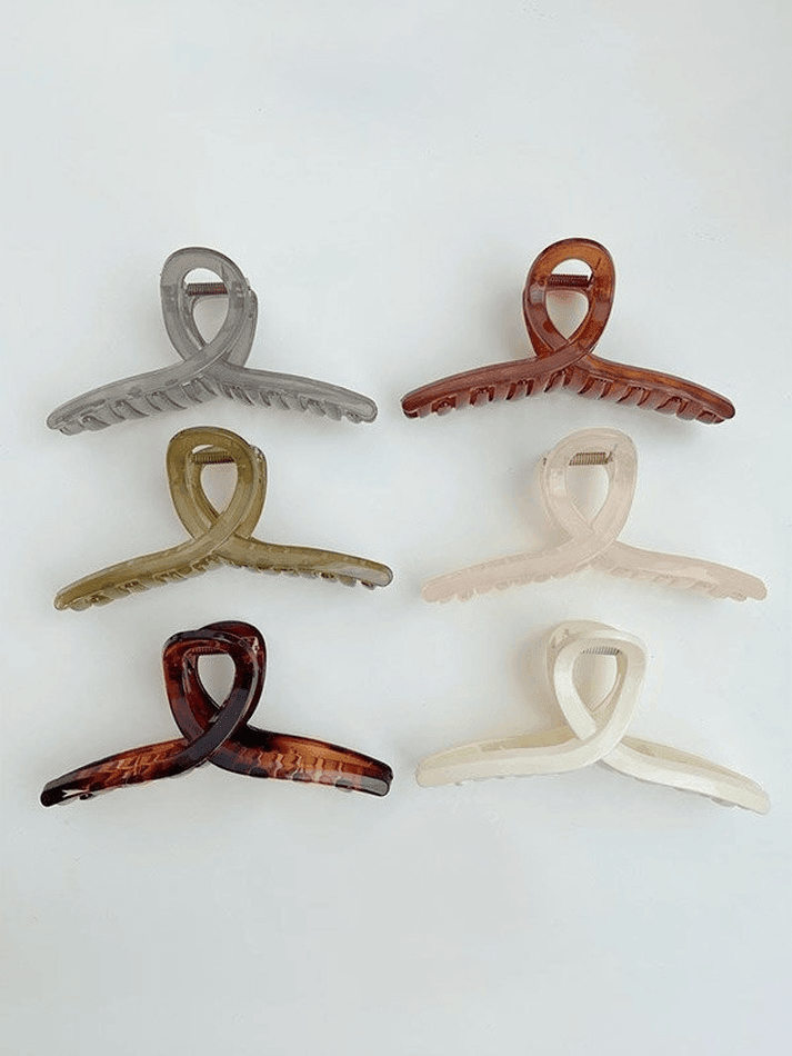 Large Morandi Color Hair Claw Clip