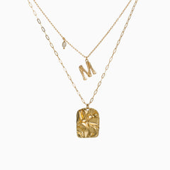 Rock The Party Layered Charm Pendant Statement Necklace - Gold