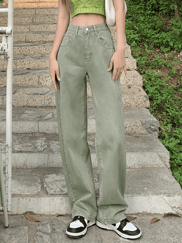 Baggy-Boyfriendjeans in heller Waschung