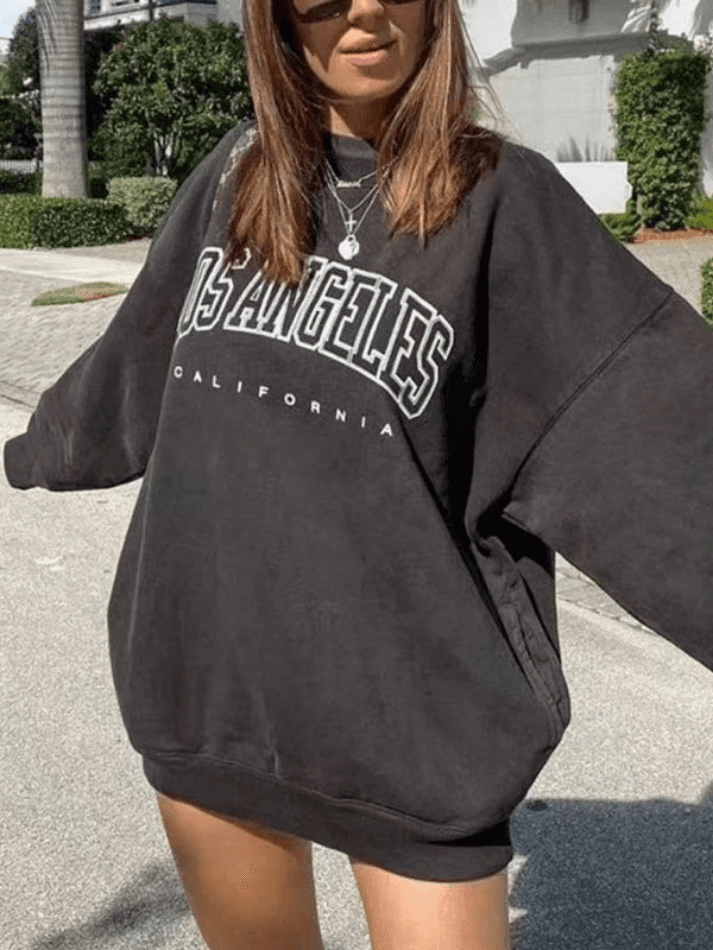 Sweatshirt mit Los Angeles-Grafik