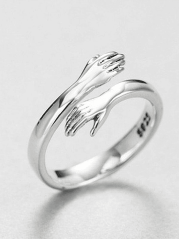 Anillo de puño ajustable Love Hug