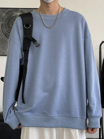 Men's Basic Crew Neck Sweatshirt