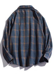 Men's Checkered Long Sleeve Button Shirt – Omcne