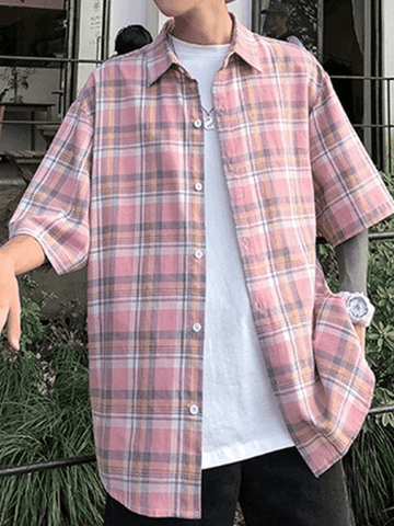 Men's Checkered Print Shirt