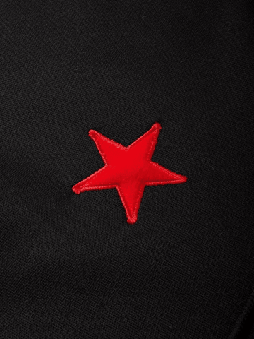 Men's Patch Star Zip Up Hoodie