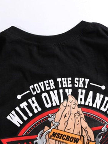 Herren-T-Shirt mit Sky Cover-Grafik