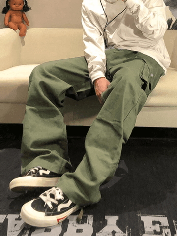 Vintage-Cargohose mit geradem Bein für Herren