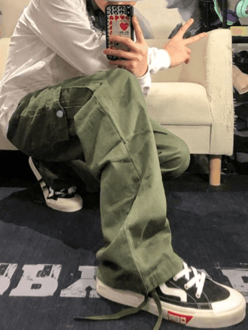 Vintage-Cargohose mit geradem Bein für Herren