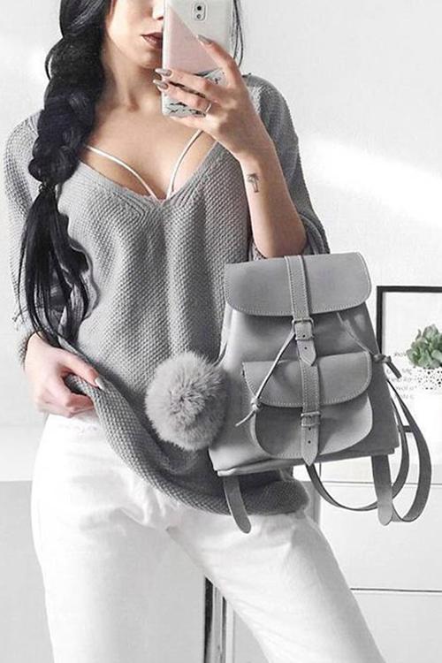 Pu Rucksack Cute Rucksack PU Backpack – Omcne