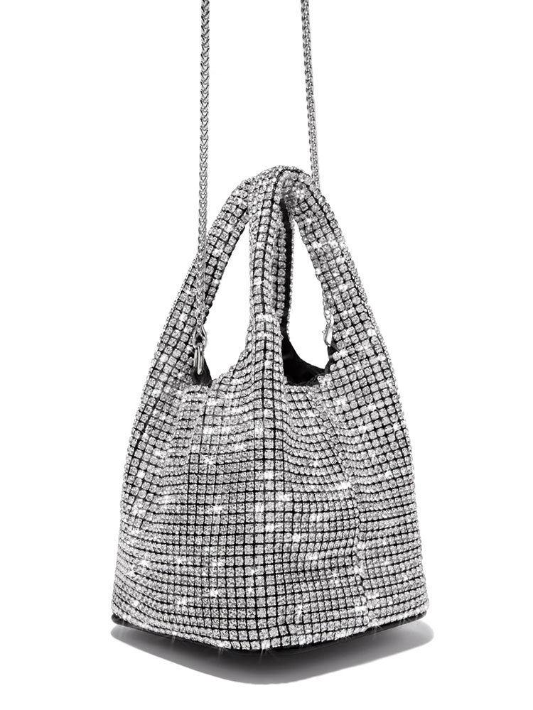 Rhinestone Bucket Bag