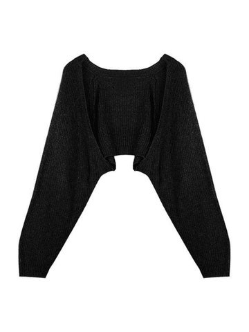 Vorne offener Bolero-Strickcardigan