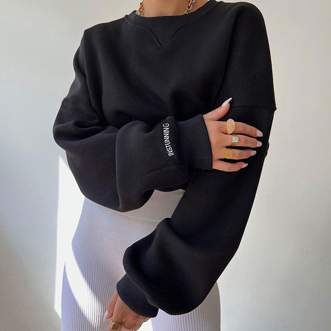 Long Sleeve Sweatshirt - Black