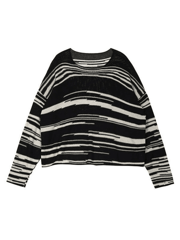 Stripe Jumper Knit Sweater