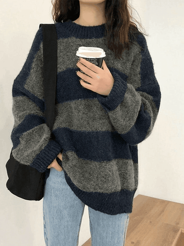 Stripe Pullover Sweater