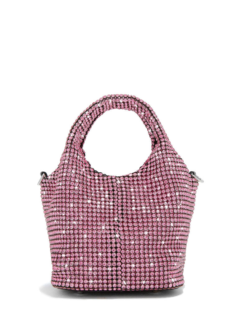 Rhinestone Bucket Bag