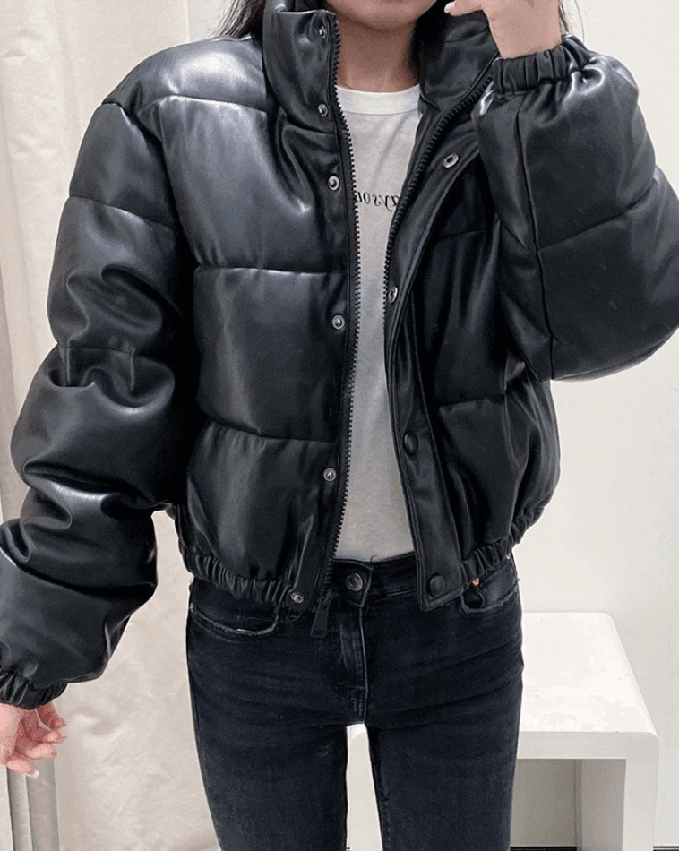 Puffer Jacket Pu Puffer Jacket