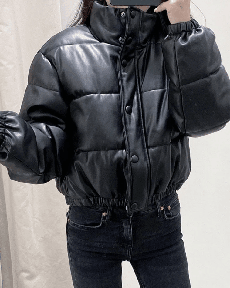 Puffer Jacket Pu Puffer Jacket