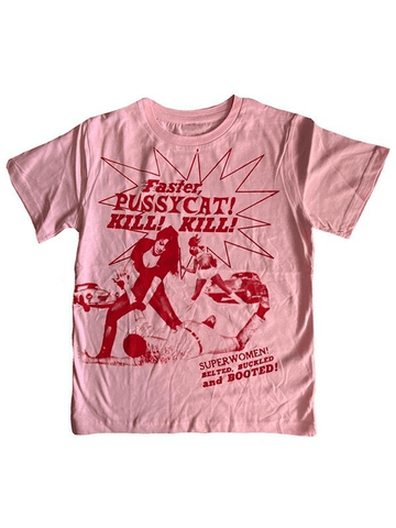 T-Shirt mit Pussy-Cat-Print