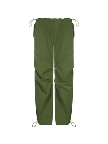 Pantalones cargo de cintura baja relajados