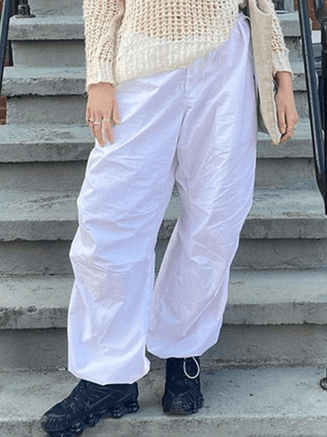 Relaxed Low Waist Cargo Pants