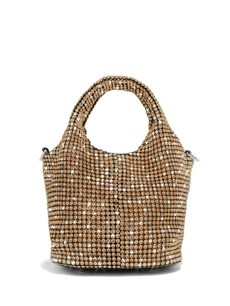 Rhinestone Bucket Bag