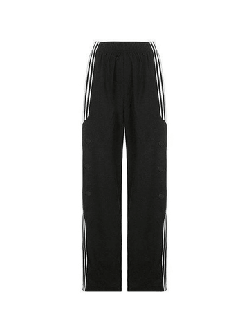 Side Stripe Casual Baggy Pants