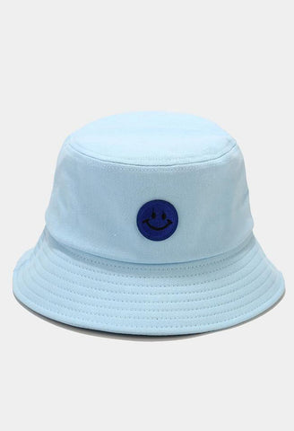 Bucket Hat mit Smiley-Patch