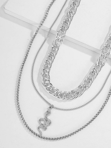 Snake Decor Multi-layer Necklace