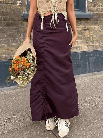 Falda cargo maxi dividida