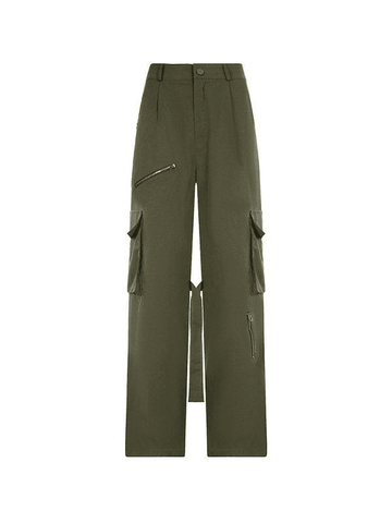 Strap Detail Pocket Cargo Pants